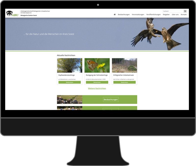Webseite von ABU-Naturschutz
