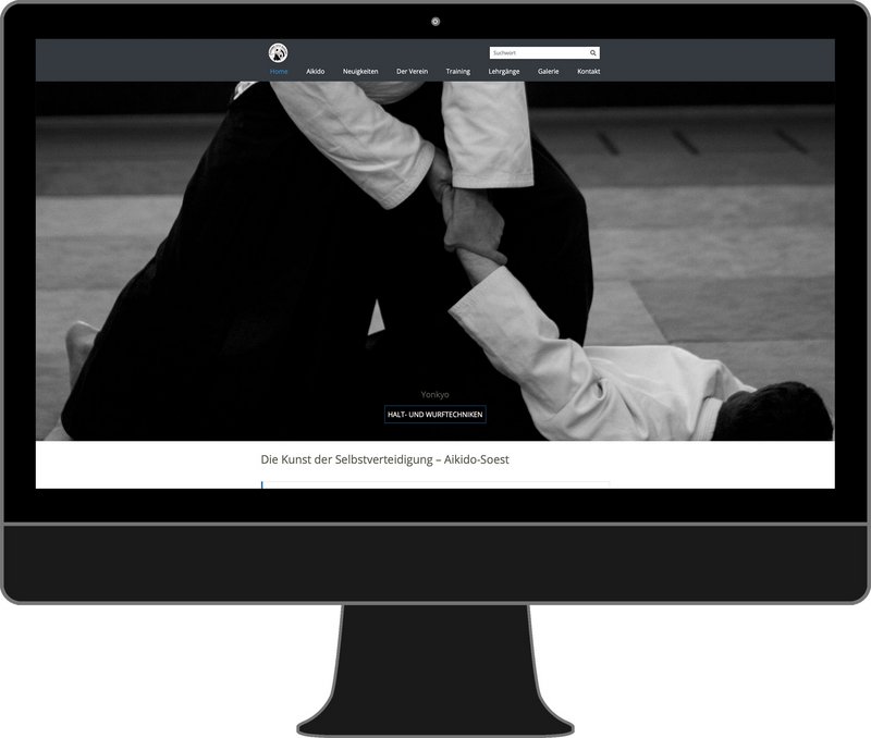 Webseite von Aikido Soest